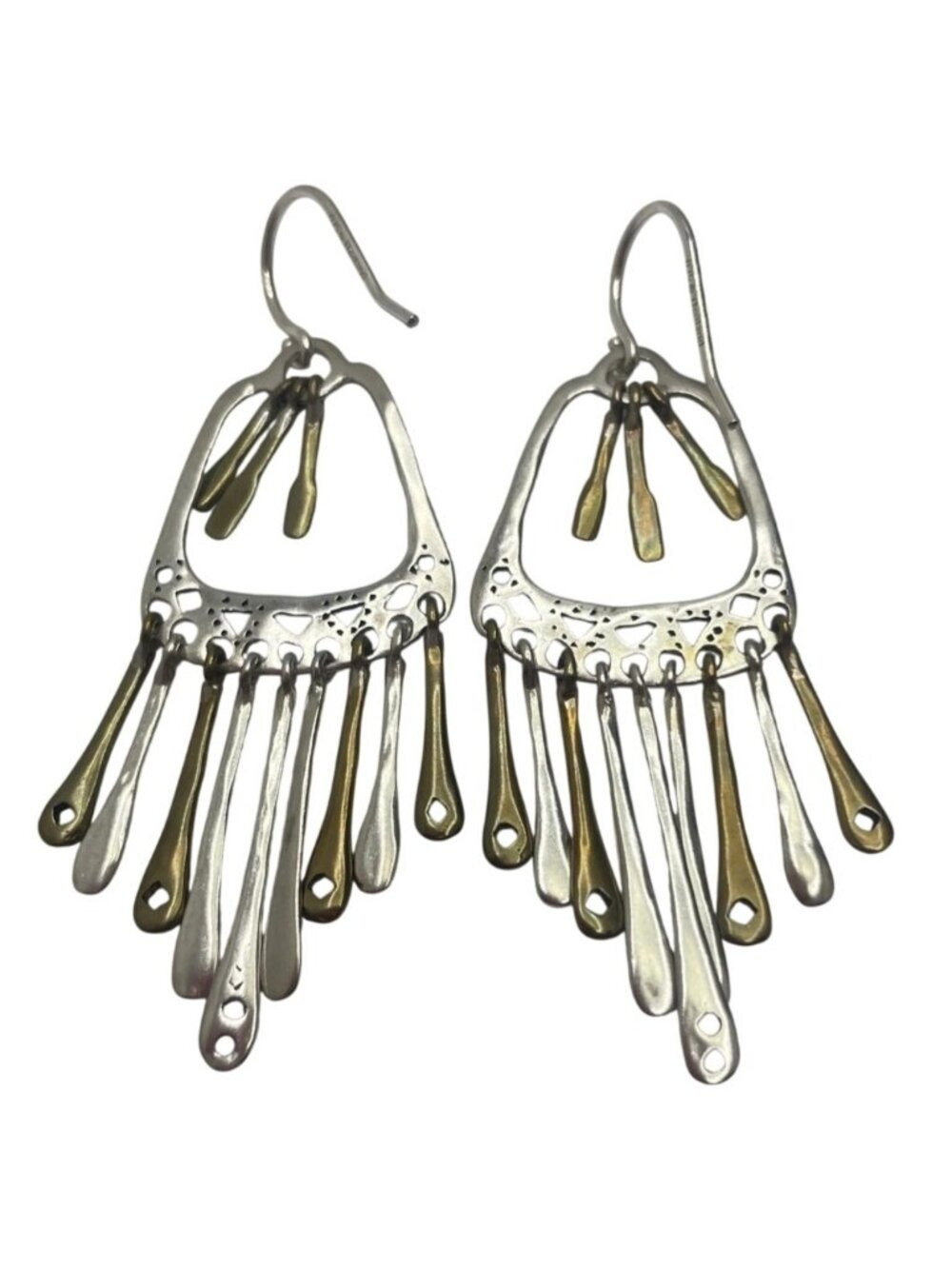 Vintage Silpada Wind Chime Sterling Silver 925 Dangle Drop Earrings W2778